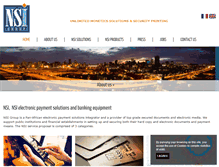 Tablet Screenshot of nsi-monetique.com